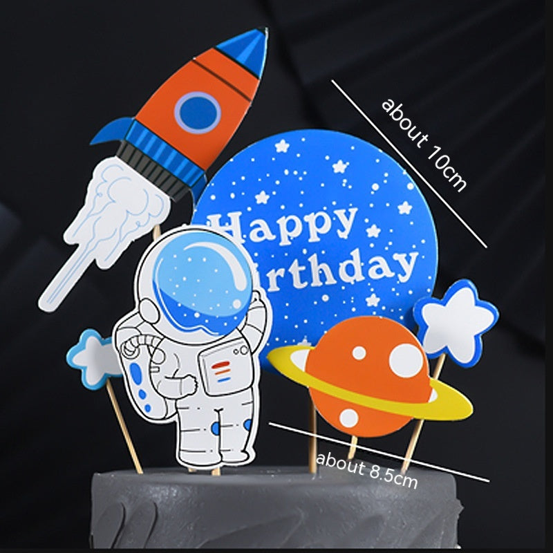 Baking Cake Topper Birthday Three-dimensional Balloon Plug-in XINGX Ornaments