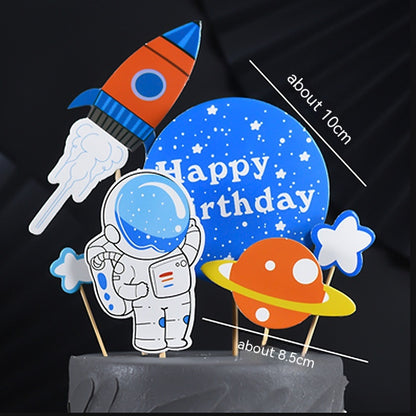 Baking Cake Topper Birthday Three-dimensional Balloon Plug-in XINGX Ornaments