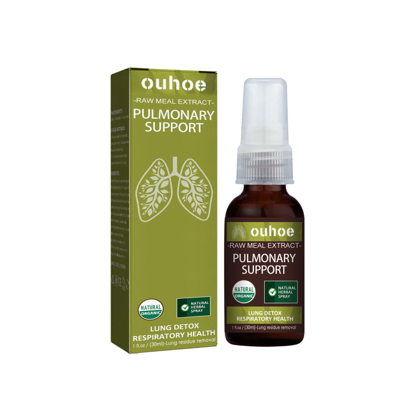 OUHOE Herbal Care Spray Relieves Cough, Phlegm, Dry Throat, Breath, Freshens Body And Cares Oral Spray