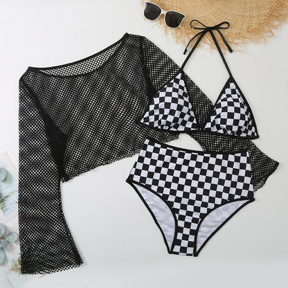 Women's Fashion Bikini Swimsuit Three-piece Set