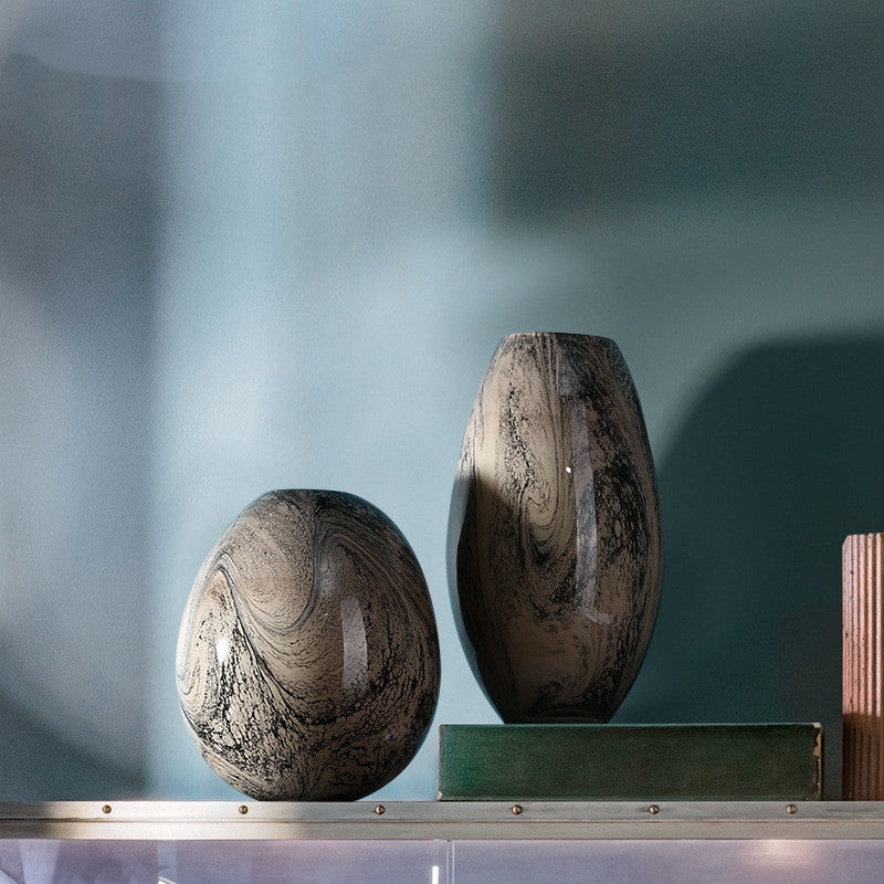 European Style Creative Glass Vase Decoration Pattern Decoration