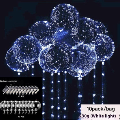 Helium Floating Air Led Glowing Balloon Party Decoration Balloon