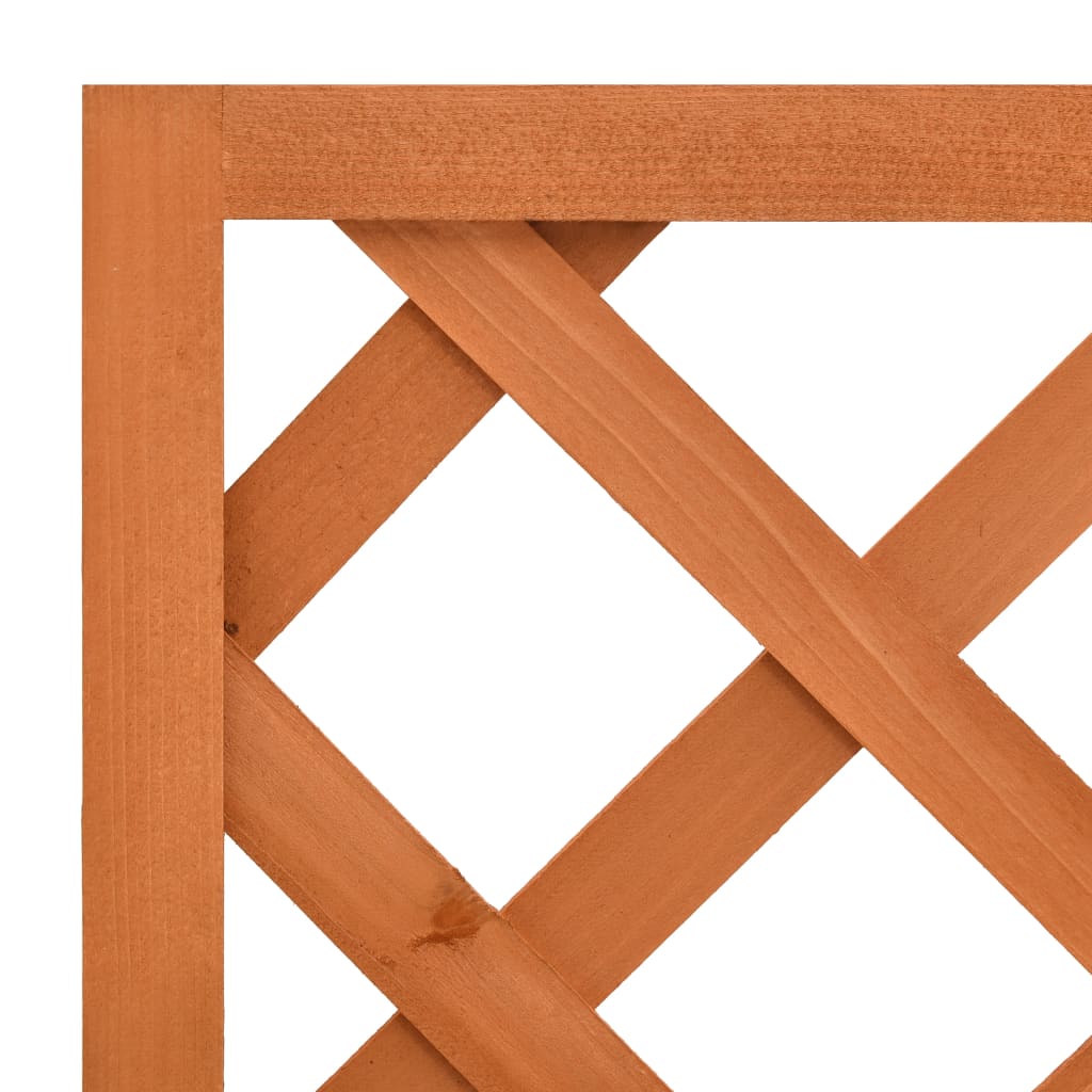 Garden Trellis with Flower Box 50x Fir Wood   Garden Trellis