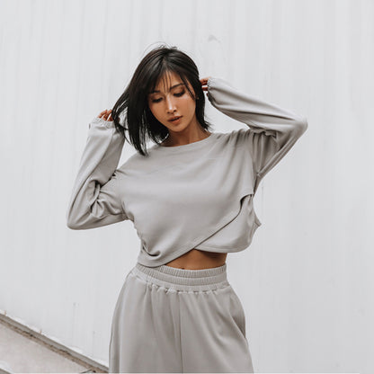 Two Piece Sports And Leisure Hoodie Set