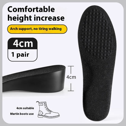 Invisible Height Increasing Insole Men's Not Tired Feet Do Not Collapse Inner Heightening Pad