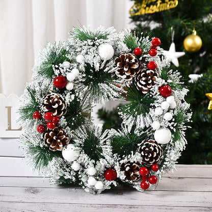 Christmas Decorations Garland Window Layout Door Hanging