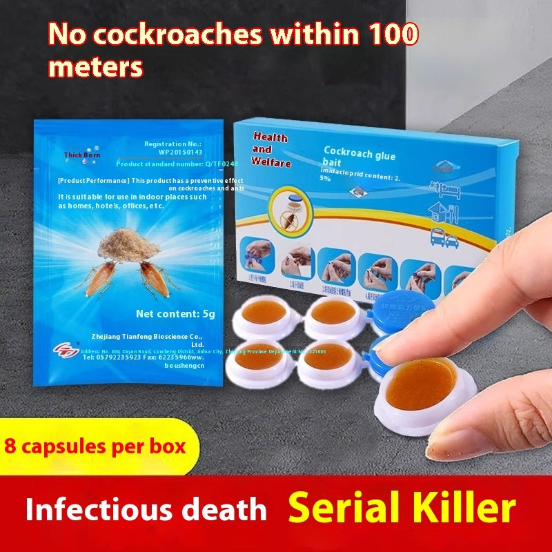 Cockroach Full Nest Household Indoor Kitchen Anti-cockroach Glue Bait Artifact