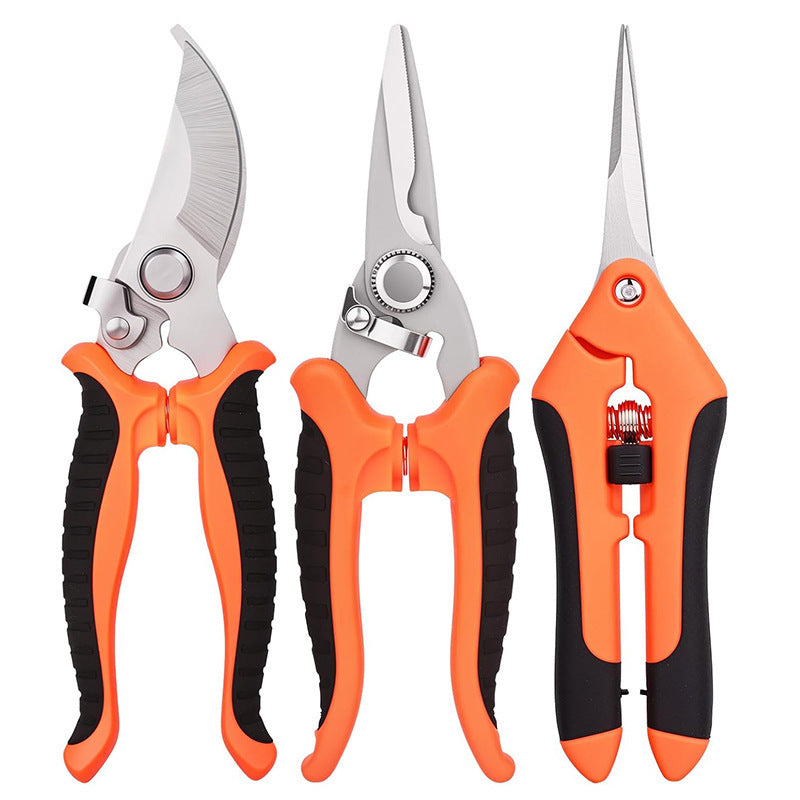 Stainless Steel Pruning Shears Gardening Tools Suit
