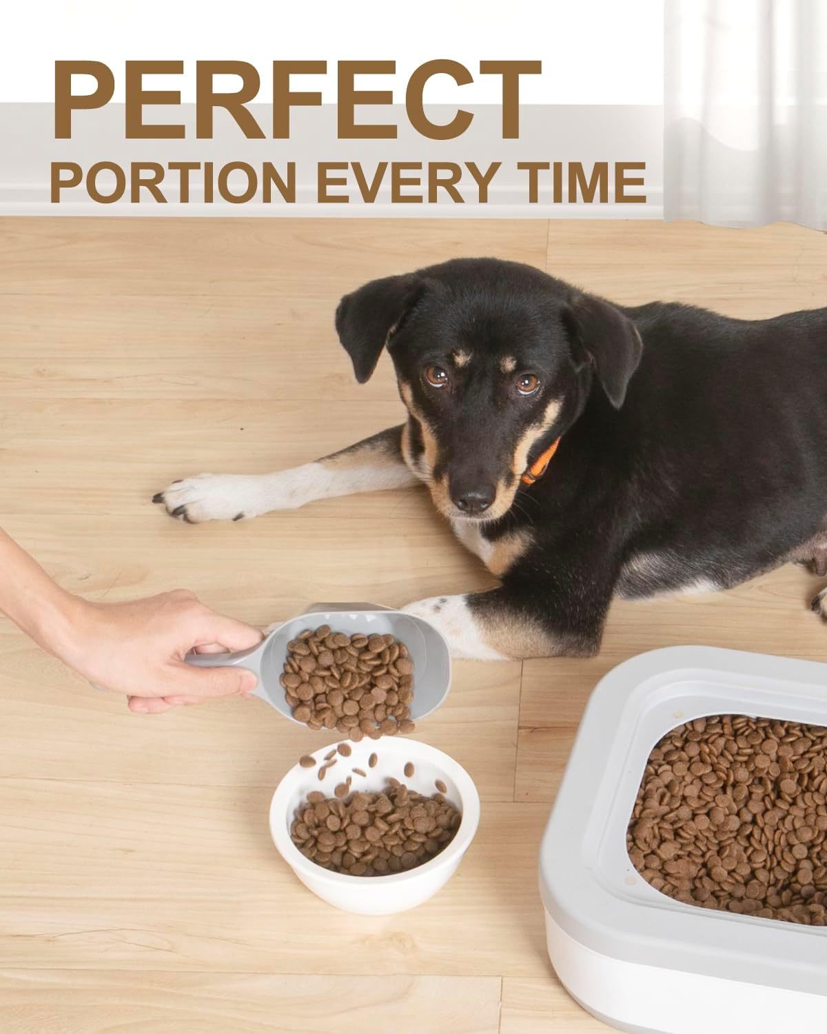 Pet Food Scoop 1 Cup Capacity Lines For 1 2 Cup And 1 Cup Plastic Pet Food Scoop For Dog Puppy And Cat