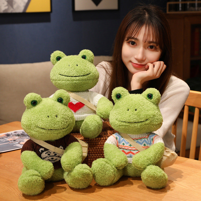 Cartoon Big Eyes Frog Doll Doll