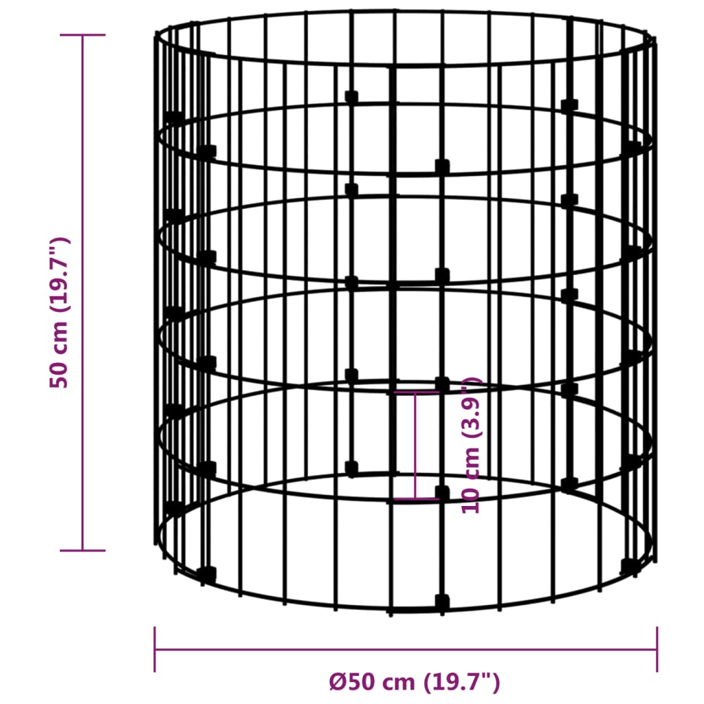 Garden Composter Ø Galvanized   Garden Composter Ø Galvanized