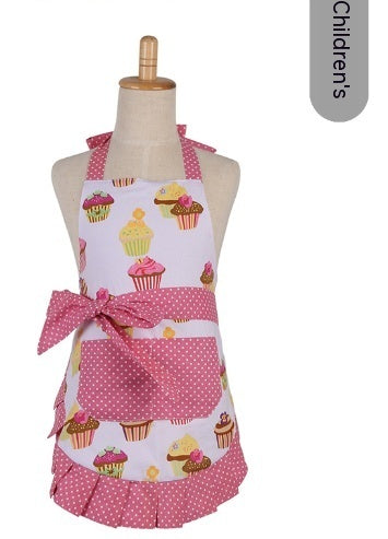 Printed Apron Antifouling Supermarket Overalls Women's Kitchen
