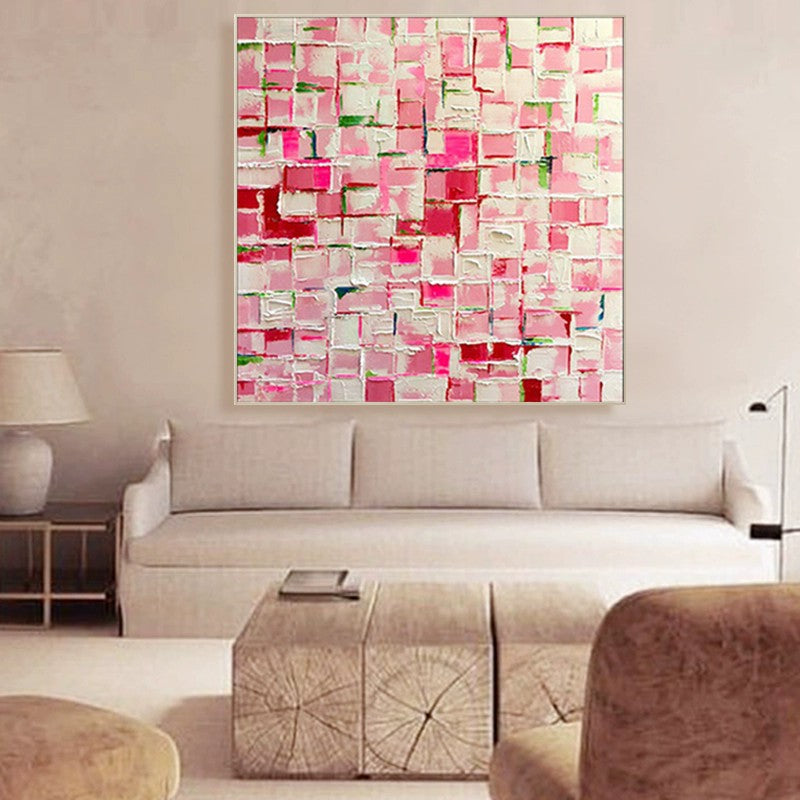 Colourful Newest Hand Painted Modern Abstract Acrylic Oil Painting No Frame Handmade Kids Room Pictures Home Interior Decor