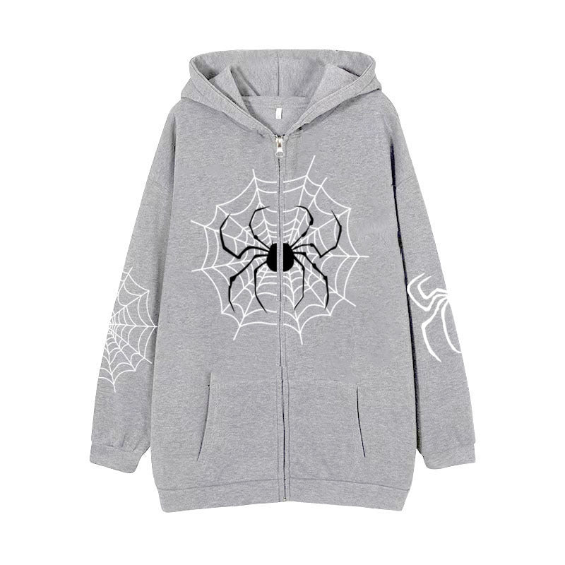 Spider Zipper Sweater Halloween Decoration