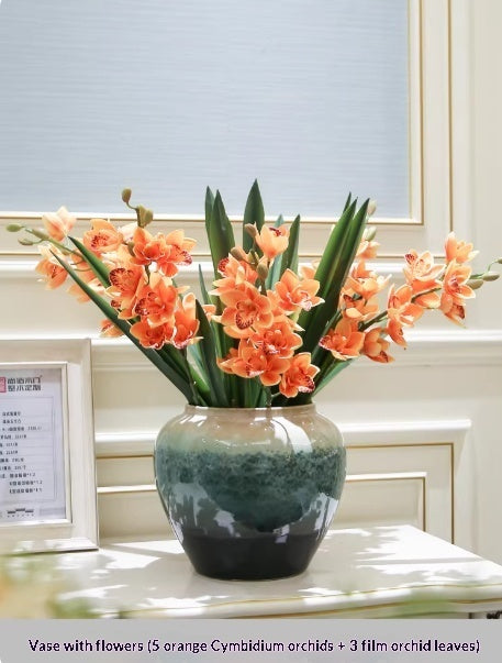 Holly Vase Ornament Artificial Flowers For Floral Arrangements Decor Item
