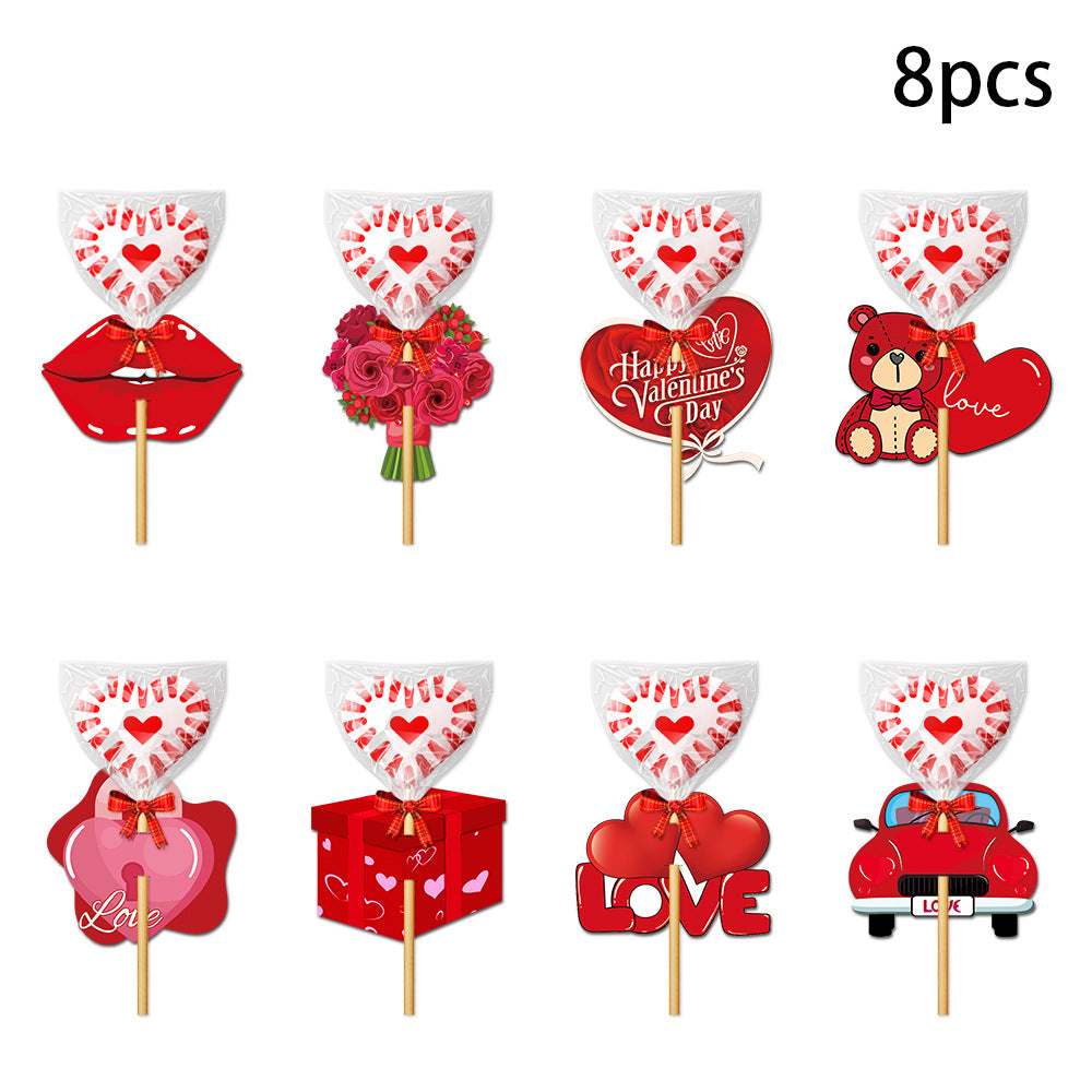 Valentine's Day Decoration Love Card Holder Gift Party Supplies