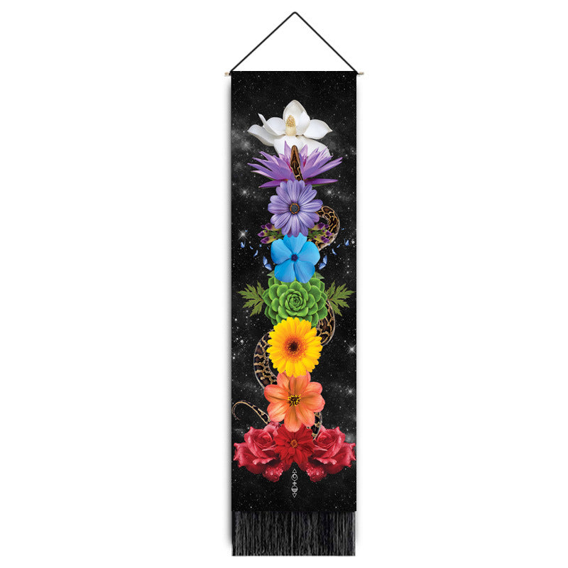 Decorative Hanging Paintings Printed Home Decor Wall Hangings Tassel Tapestries