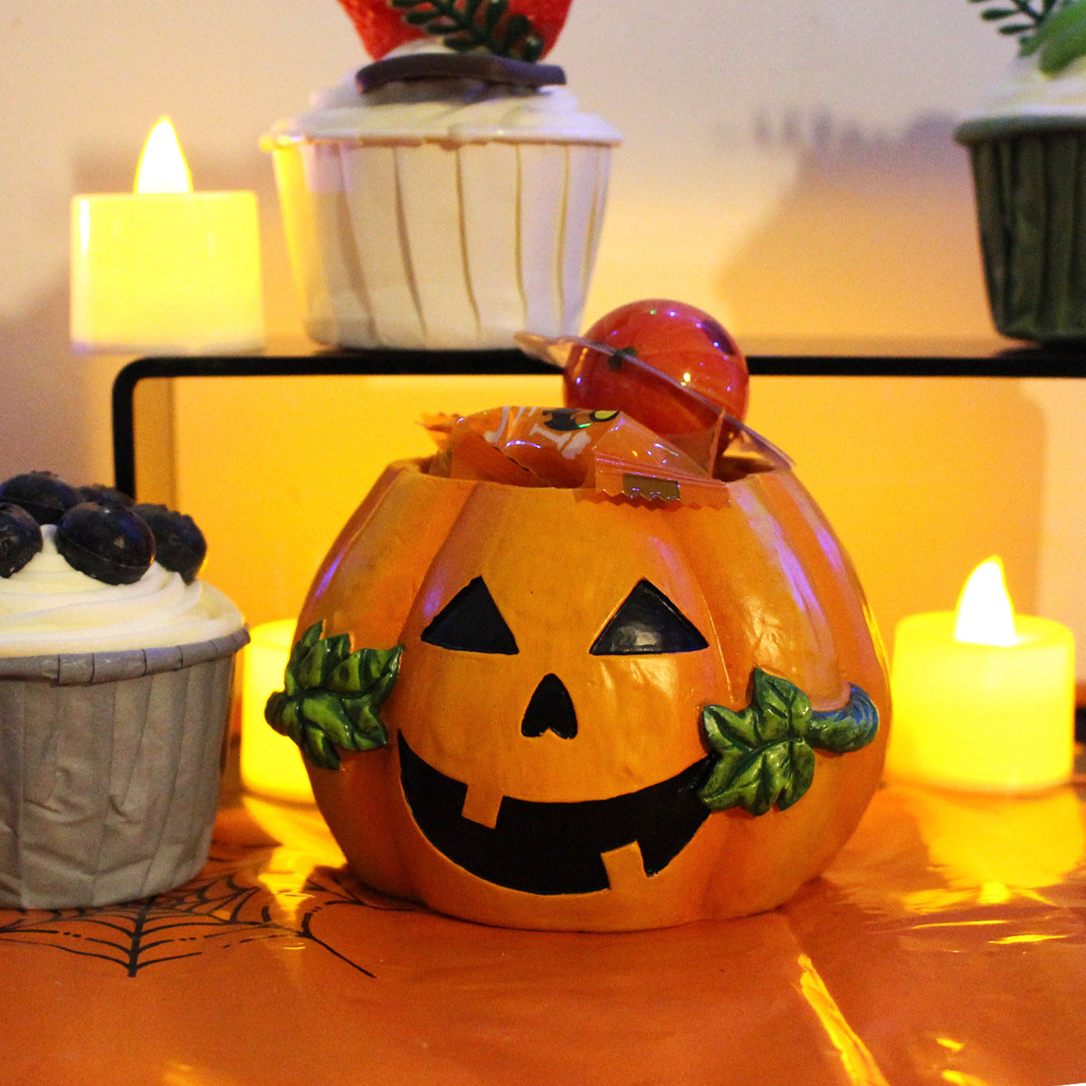 Halloween Pumpkin Decoration Flower Pot