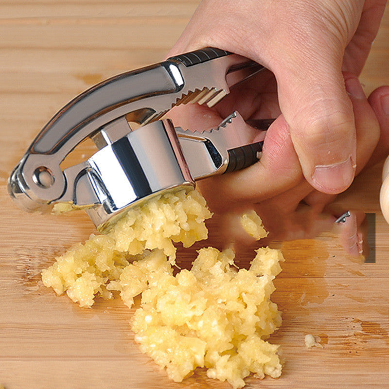 Multifunctional manual pressure garlic zinc alloy clip twist mixing garlic pounder garlic mashed garlic for stainless steel kitchen tools.
