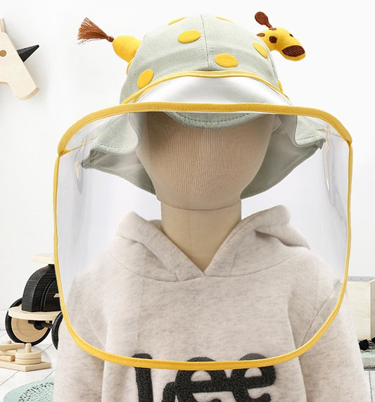 Baby Hat Thin Fisherman Hat Baby Protective Cap Baby Child Isolation Cap