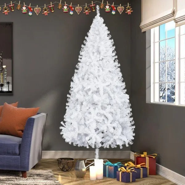 8ft Flocking Tied Light 1349 Branches Christmas Tree