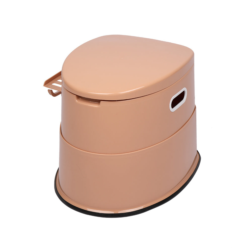 Portable Toilet Flagship With Anti Slip Pad Brown