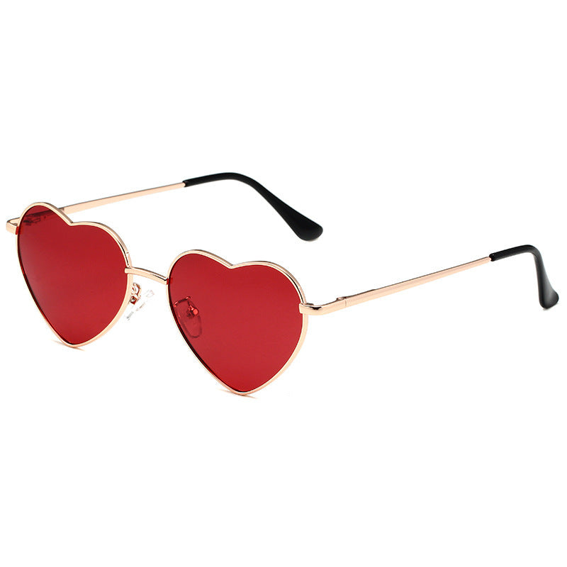 Women's Cute Heart Polarized Sun Glasses