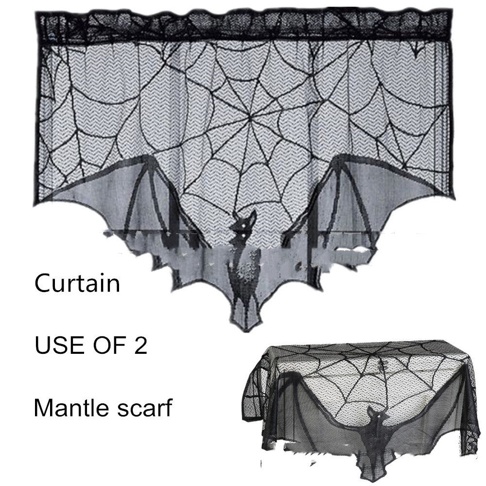 Halloween Decoration Lace Spider Web Sk