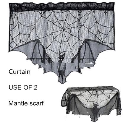 Halloween Decoration Lace Spider Web Sk