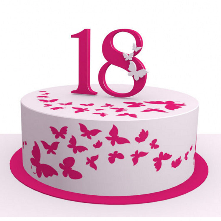 Decorating Mold Butterfly Cake Template