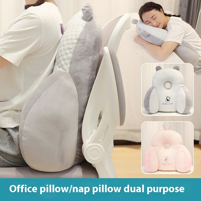 Lumbar Support Pillow Office Cushion Nap