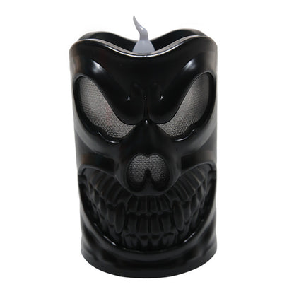 Halloween Flameless Candle Light LED Colorful Candlestick Table Decoration