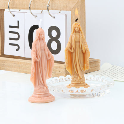 Open Hands Maria Candle Mold Diy Three-dimensional Stall Hand Virgin Candle