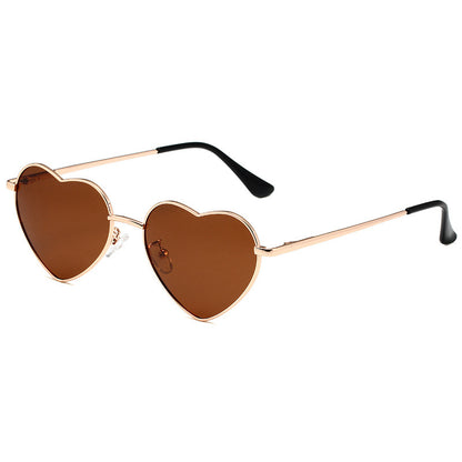 Women's Cute Heart Polarized Sun Glasses