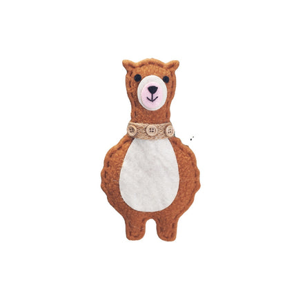Creative Christmas Tree Alpaca Decoration Pendant Set