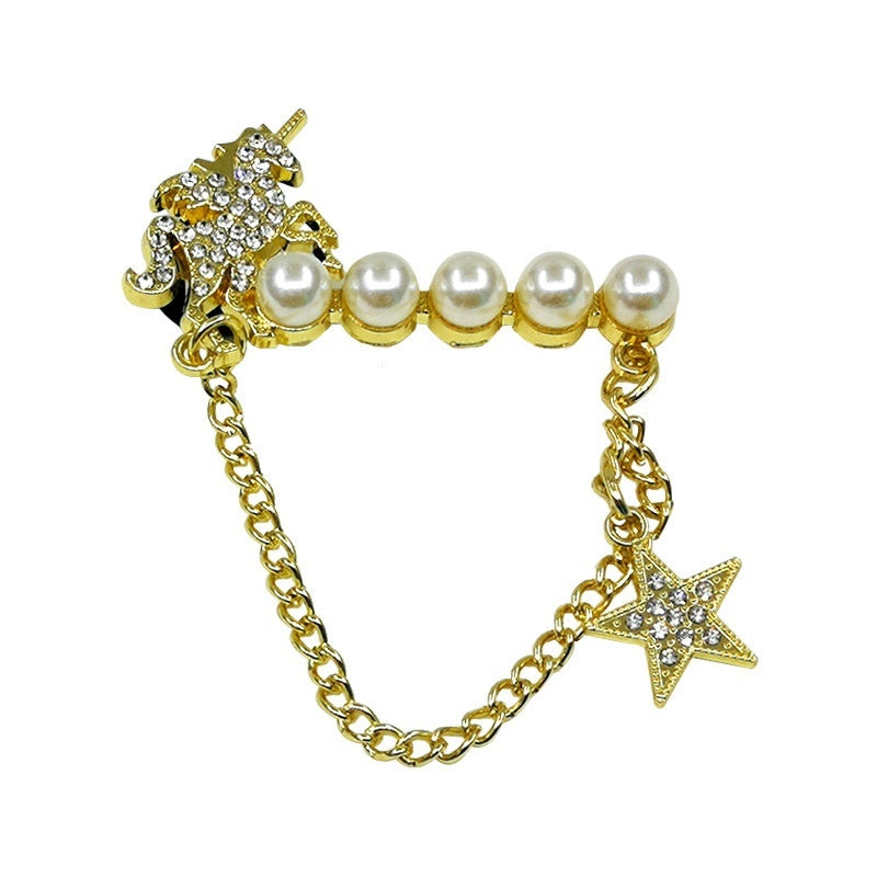 Metal Hole Shoes Accessories Buckle High Sense