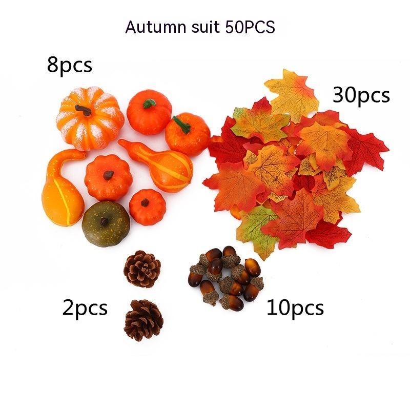 Halloween Simulation Pumpkin Christmas Decoration Ornaments