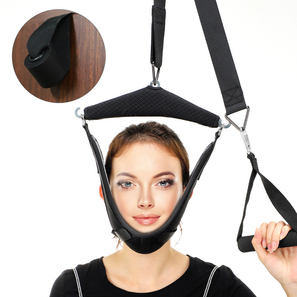 Portable Breathable Stretch Neck Correction Health Care Protective Gear Household Hanging Cervical Traction Device