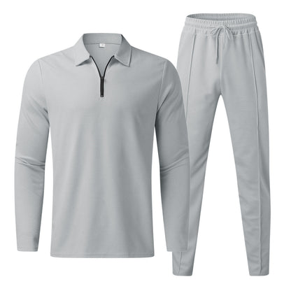 Summer Long-sleeve Pants Two-piece Sports And Leisure Men's Suit
