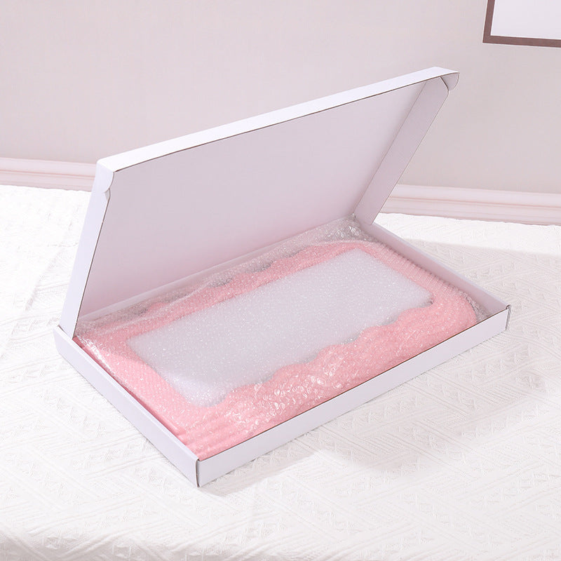 Ins Desktop Bathroom Porch Decoration Special-shaped Wave Mirror