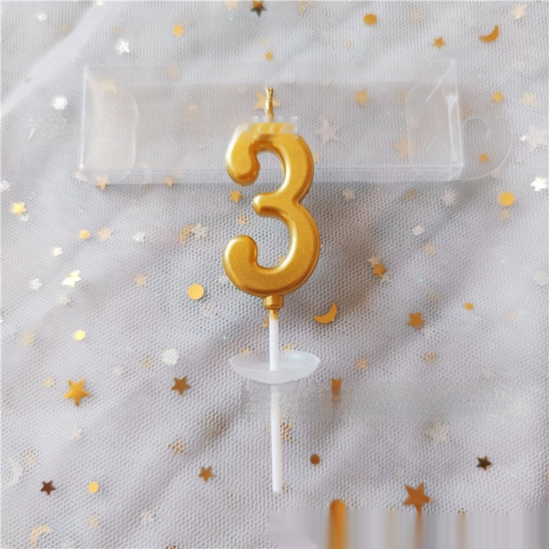 Digital Candle Birthday Cake Baking Decoration