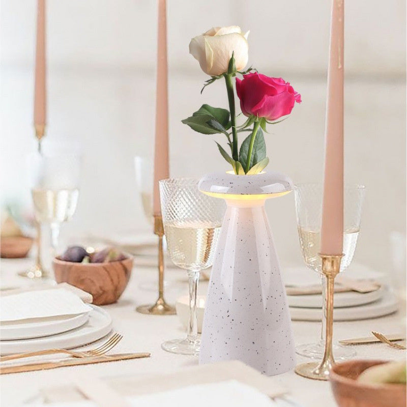 Vase Decoration Flower Arrangement Decoration Touch Table Lamp
