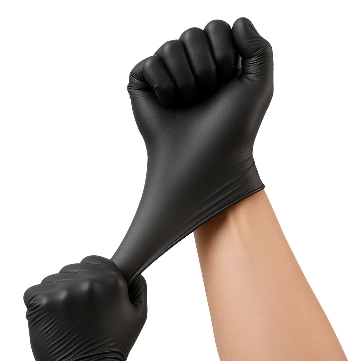 Black Nitrile Disposable Gloves 4.5 Mil Latex & Powder-Free 100 Count Size M