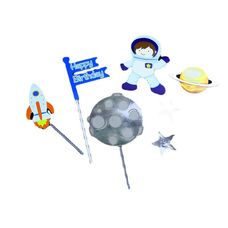Baking Cake Topper Birthday Three-dimensional Balloon Plug-in XINGX Ornaments