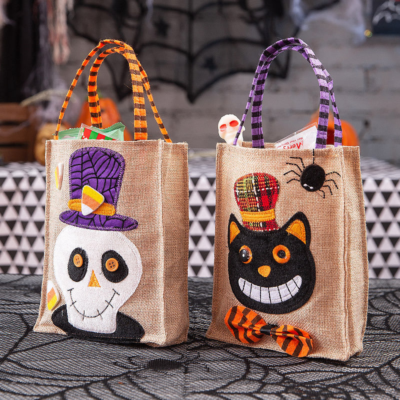 Halloween Decoration Candy Portable Pumpkin Bag