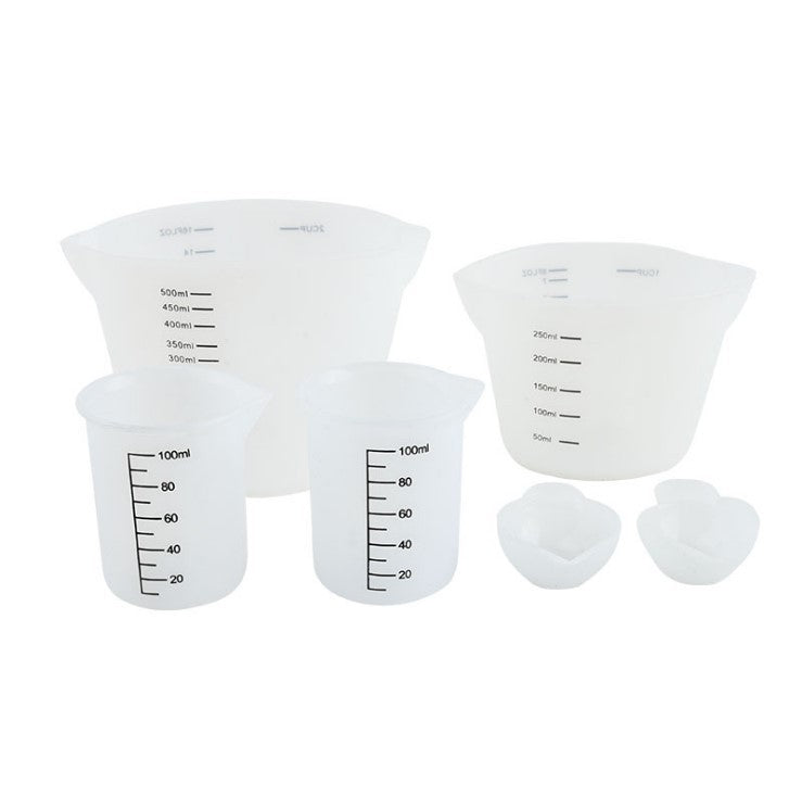 Multi-specification Silica Gel Measuring Cup 6-piece Set