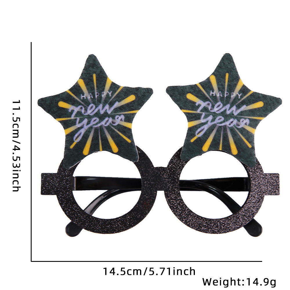 New Year Party Decoration Glasses Party Photo Props