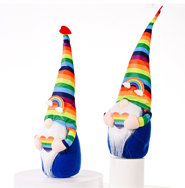 Rainbow Doll Faceless Doll