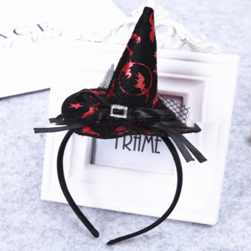 Halloween Headband Pumpkin Party Witch Hat Decoration Supplies
