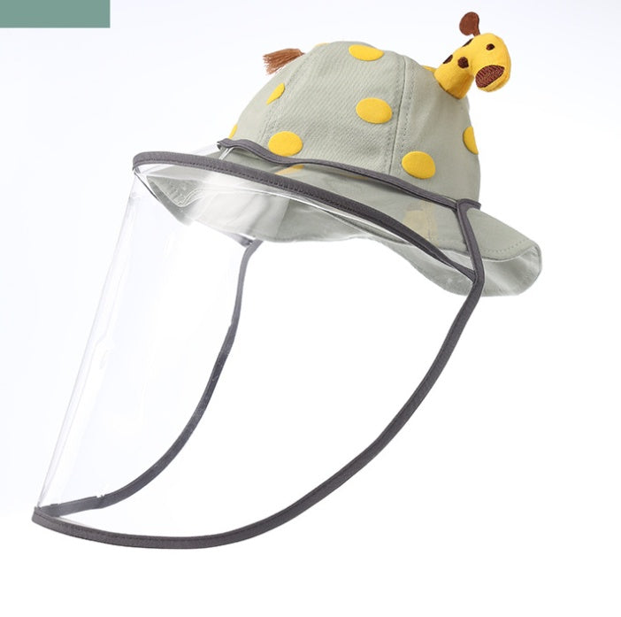 Baby Hat Thin Fisherman Hat Baby Protective Cap Baby Child Isolation Cap